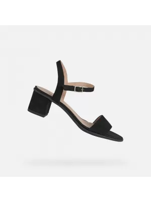 Damensandalen GEOX AURELY 50 G000465 SCHWARZ