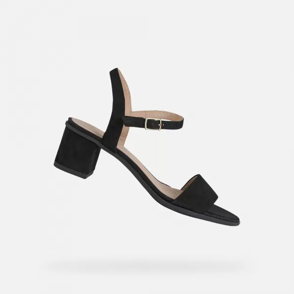  Damensandalen GEOX AURELY 50 G000465 SCHWARZ 