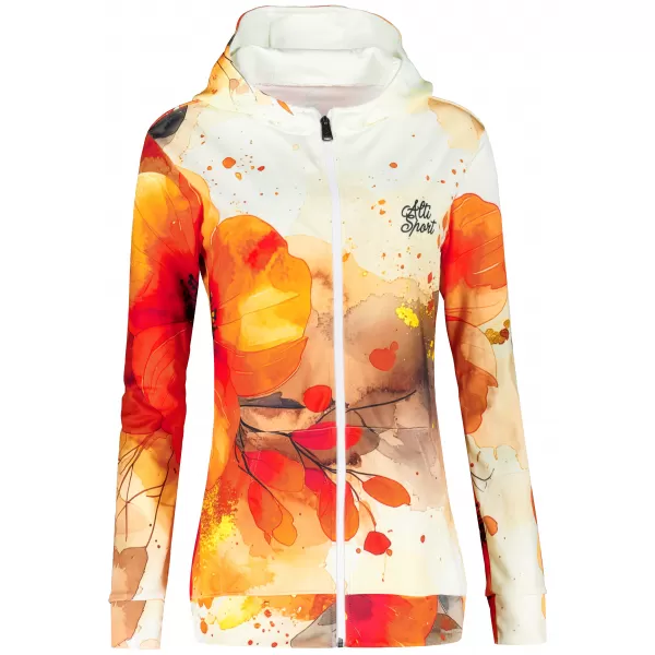  Hochwertiges Damen-Sweatshirt mit Reißverschluss ALTISPORT VOJ/ALW127MI02 ORANGE 