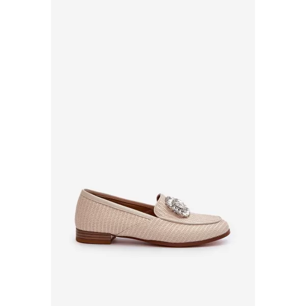  Damenmokassins D&A MR38-676 BEIGE 