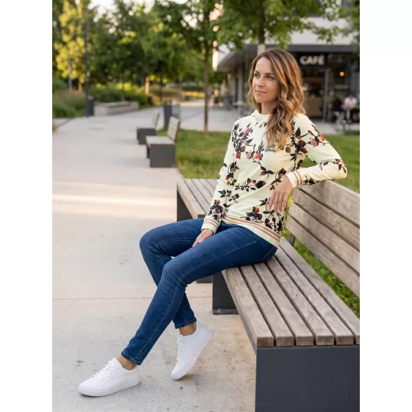  Hochwertiges Funktions-Sweatshirt für Damen ALTISPORT VOJ/ALW024MI01 WEIß 