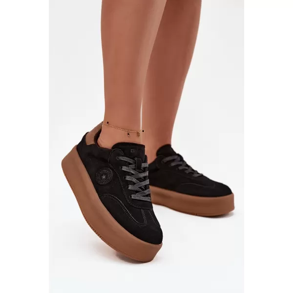  Damen-Sneaker BIG STAR SS274761 SCHWARZ Big Star Shoes 
