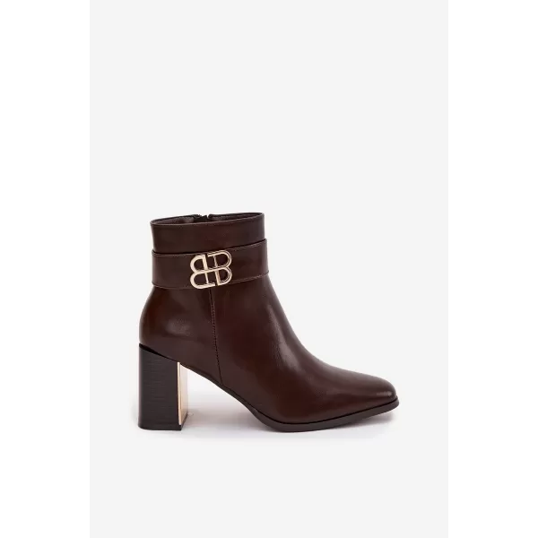  Damenschuhe mit Absatz BOTO GALINNE 40566 BRAUN 