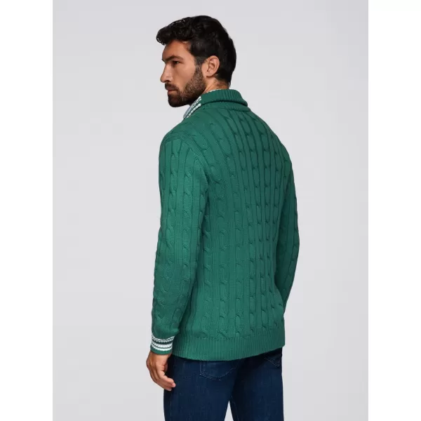  Herren-Cardigan OMBRE OM-SWCD-0152 GRÜN 