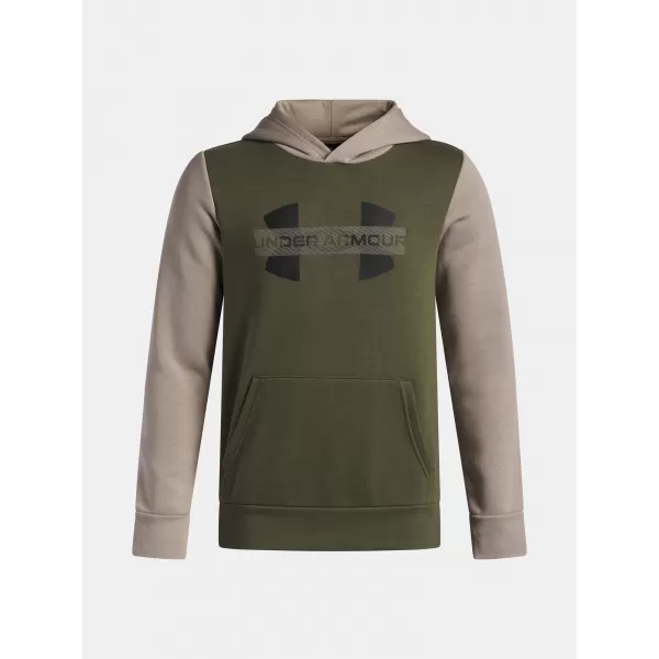  Jungen-Sweatshirt UNDER ARMOUR UA RIVAL FLC CBLCK GRPHC HD 6004994-390 GRÜN 