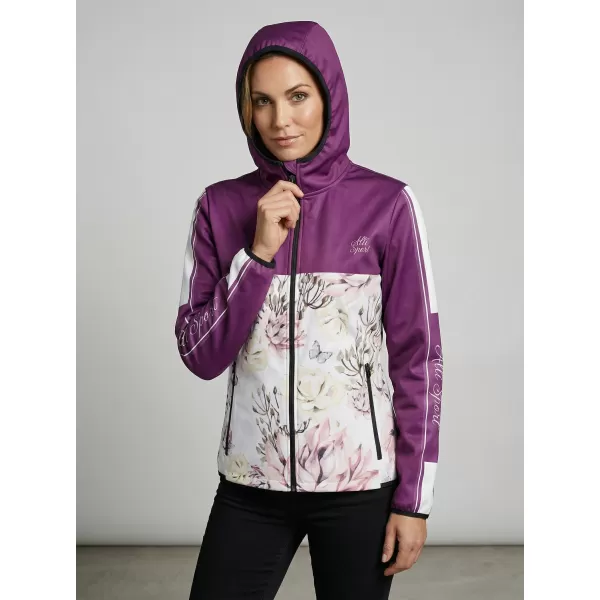  Premium-Softshelljacke für Damen ALTISPORT VOJ/ALW008JACK01 BURGUND 