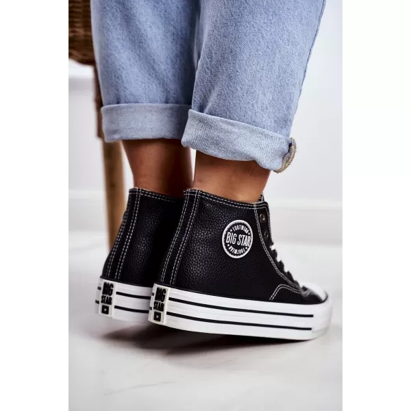 Damen-Sneaker BIG STAR GG274012 SCHWARZ Big Star Shoes 