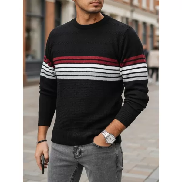  Herrenpullover DSTREET WX2322 SCHWARZ 