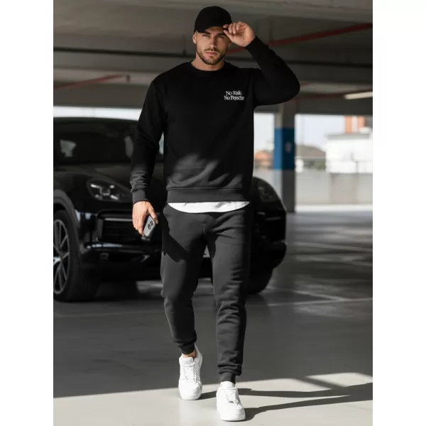  Herren-Sweatshirt DSTREET BX5947 SCHWARZ 