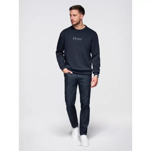  Herren-Sweatshirt OMBRE OM-SNBC-0199 DUNKELBLAU 