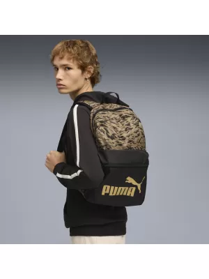 Rucksack PUMA PHASE AOP BACKPACK 091169_07 LEOPARD/GOLD LEOPARD/GOLD PUMA NR.1