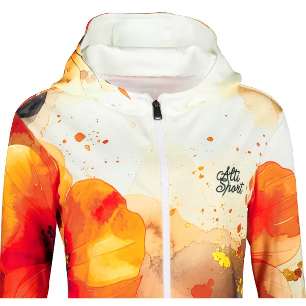  Hochwertiges Damen-Sweatshirt mit Reißverschluss ALTISPORT VOJ/ALW127MI02 ORANGE 