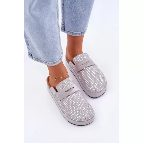  Damenhausschuhe BOTO DEORANI 35467 SILBER 