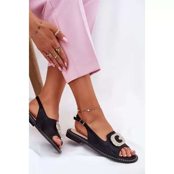  Damensandalen S.BARSKI KV51-081 SCHWARZ 