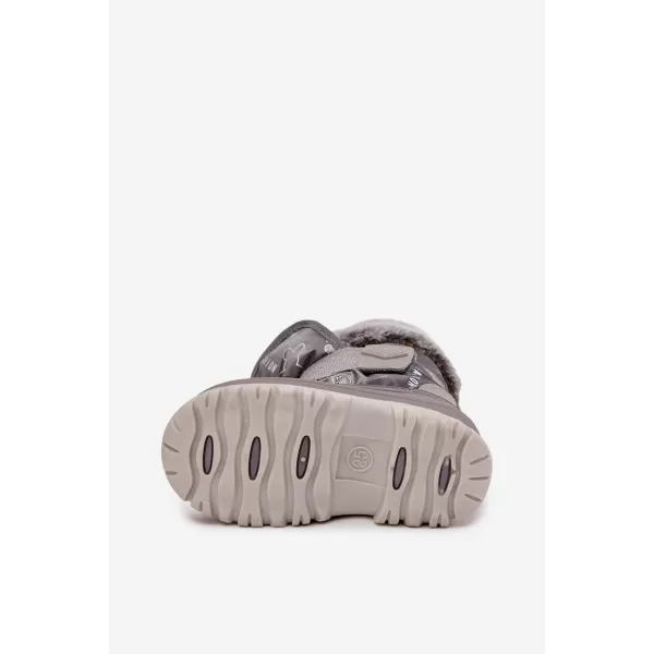  Winterschuhe für Kinder LEE COOPER LCJ-25-10-3788 GRAU 