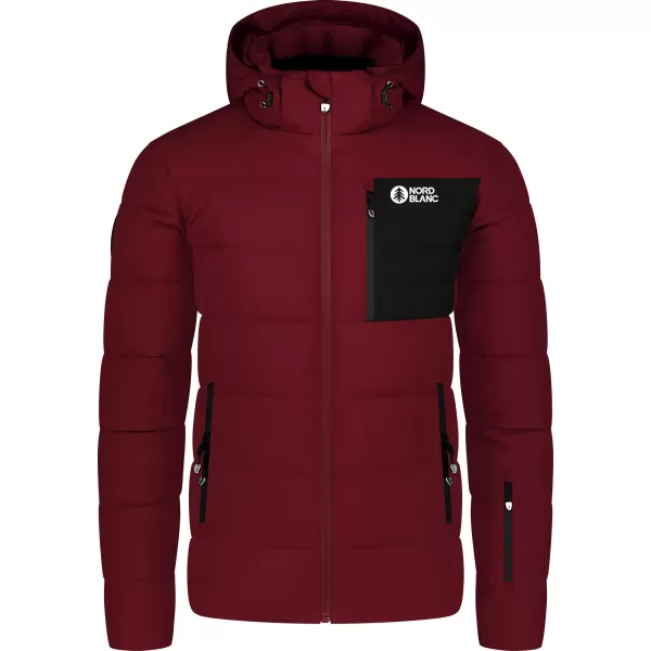  Herren-Winterjacke NORDBLANC BRAMBLE NBWJM8258 BURGUND 