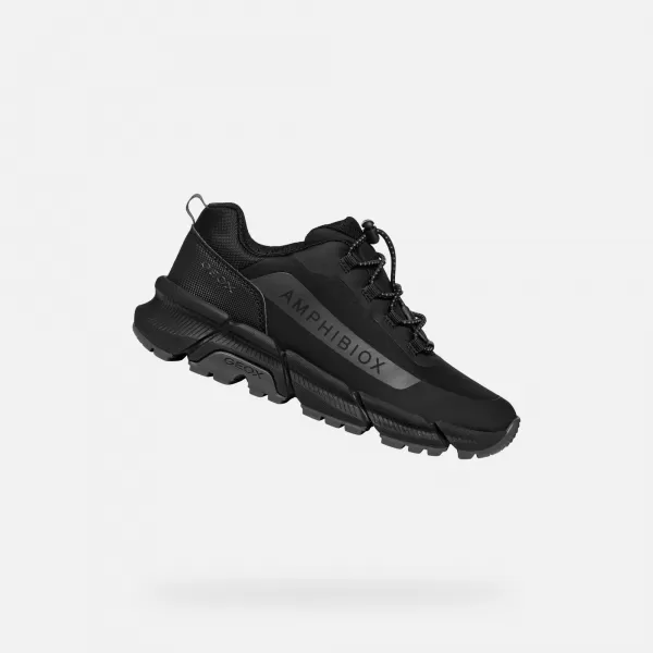  Turnschuhe für Jungen GEOX FLEXYPER PLUS J46LCC0FU50C0005 SCHWARZ 