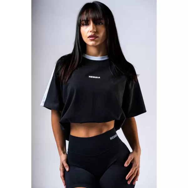  T-Shirt mit entspannter Passform POWER 894 SCHWARZ Nebbia 