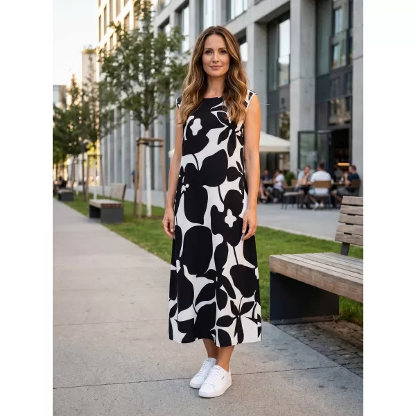  Kleid ALTISPORT HELAINE WEIß/SCHWARZ 