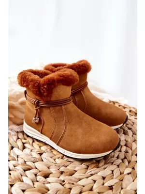 Kinder-Schneestiefel BIG STAR BB374058BS CAMEL Big Star Shoes
