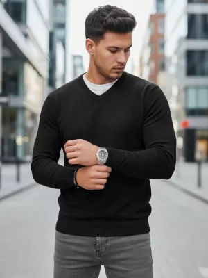 Herrenpullover DSTREET WX2314 SCHWARZ