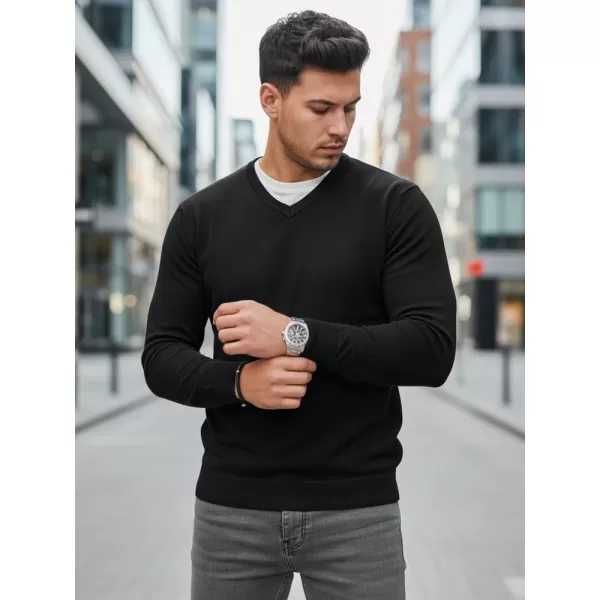  Herrenpullover DSTREET WX2314 SCHWARZ 