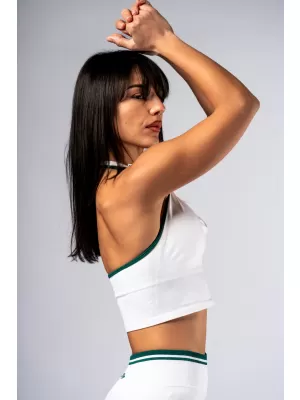 Neckholder-Top CLUB DOR 640 WHITE Nebbia