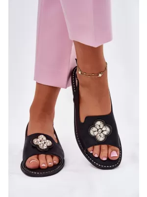 Damensandalen S.BARSKI KV51-080 SCHWARZ