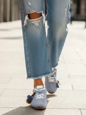 Damenschuhe DSTREET ZY1412 BLAU