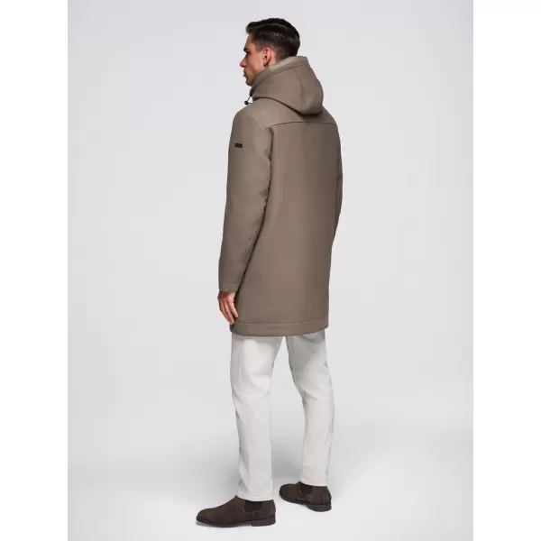  Herrenmantel OMBRE OM-COWC-0132 KHAKI 