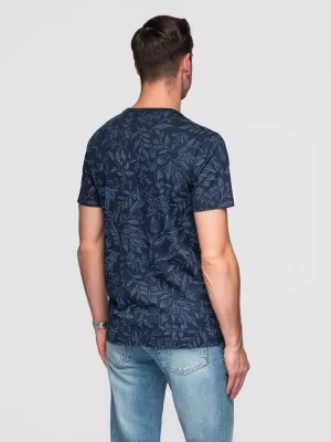 Herren-T-Shirt OMBRE OM-TSFP-0262 MARINEBLAU
