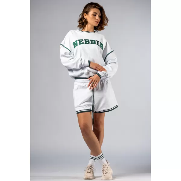  Lounge-Sweatshirt CLUB DOR 642 WHITE Nebbia 