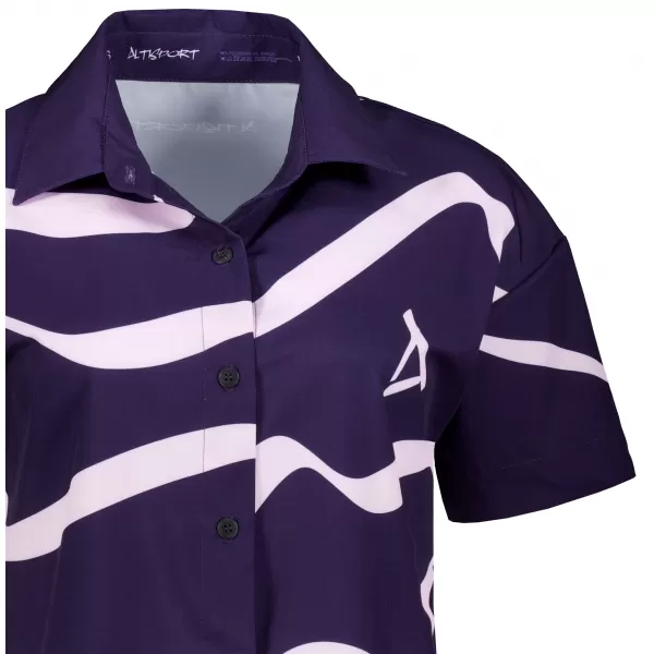  Premium-Shirt für Damen ALTISPORT VOJ/ALW088KOS01 LILA 