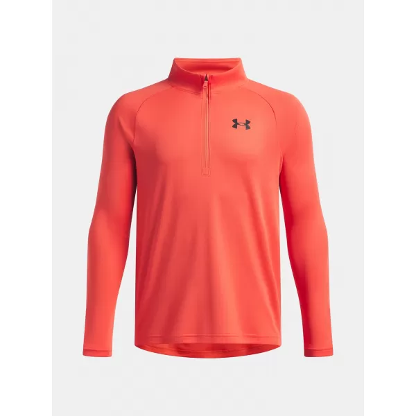  Jungen-Sweatshirt UNDER ARMOUR TECH 2.0 1/2 ZIP 1363286-690 ROT 