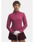 Damen-T-Shirt UNDER ARMOUR UA DRIVE 1/4 ZIP 6003797-659 ROT