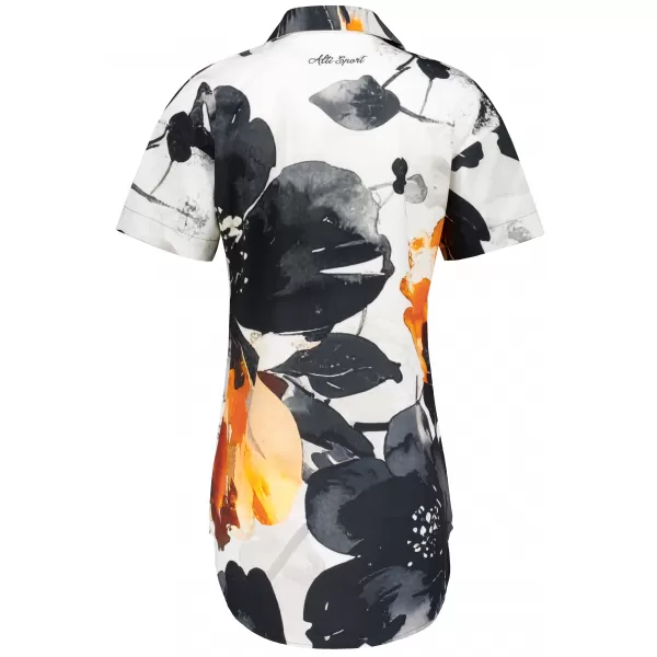  Premium-Shirt für Damen ALTISPORT VOJ/ALW117KOS01 SCHWARZ/ORANGE 