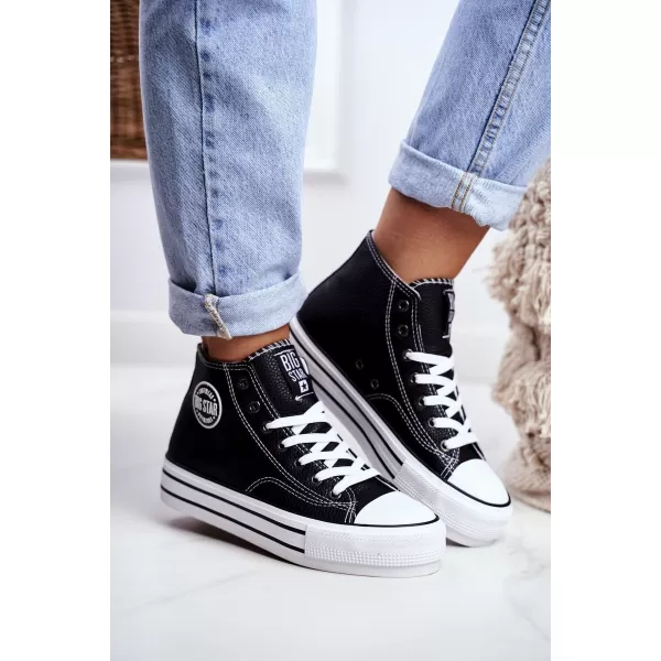  Damen-Sneaker BIG STAR GG274012 SCHWARZ Big Star Shoes 