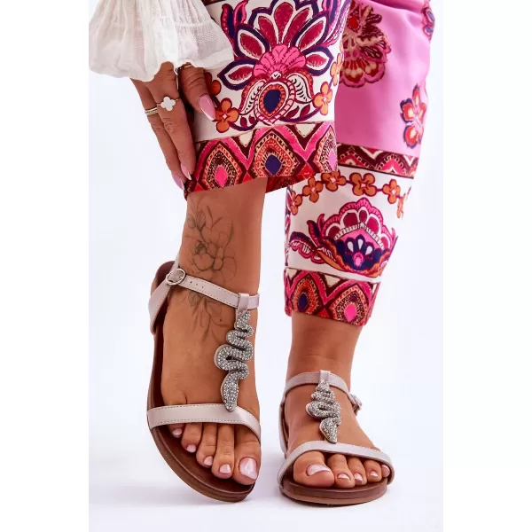  Damensandalen S.BARSKI KV-5541-42 BEIGE 