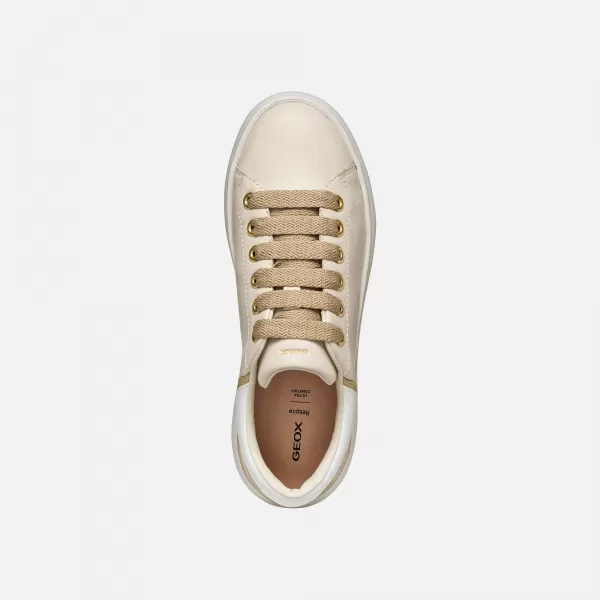 Damen-Sneaker GEOX SPHERICA EC4.1 G013146 CREMIG 