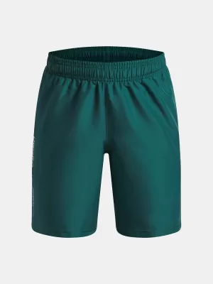 Shorts für Jungen UNDER ARMOUR UA TECH WOVEN WORDMARK SHORT 1383341-338 GRÜN