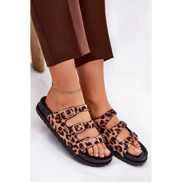  Damenhausschuhe BOTO ULIRI 36081 LEOPARD 