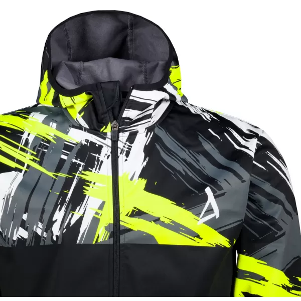  Premium-Softshelljacke für Herren ALTISPORT VOJ/ALM039JACK01 SCHWARZ UND GELB 