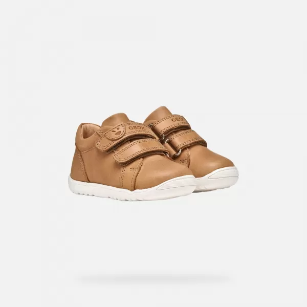  Turnschuhe für Jungen GEOX MACCHIA B254NB000CLC6627 HELLBRAUN 