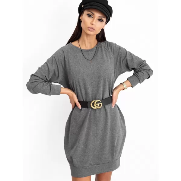  Kleid BASIC FEEL GOOD RV-TU-5184.93P DUNKELGRAU 
