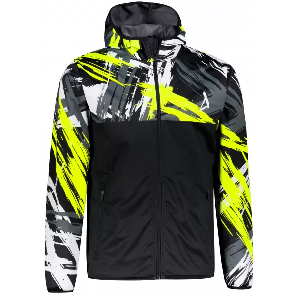  Premium-Softshelljacke für Herren ALTISPORT VOJ/ALM039JACK01 SCHWARZ UND GELB 