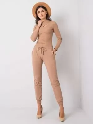Jogginghose für Damen BASIC FEEL GOOD RV-DR-5040.02X KAMEL