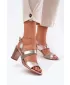 Damensandalen SERGIO LEONE SK866 PLATIN