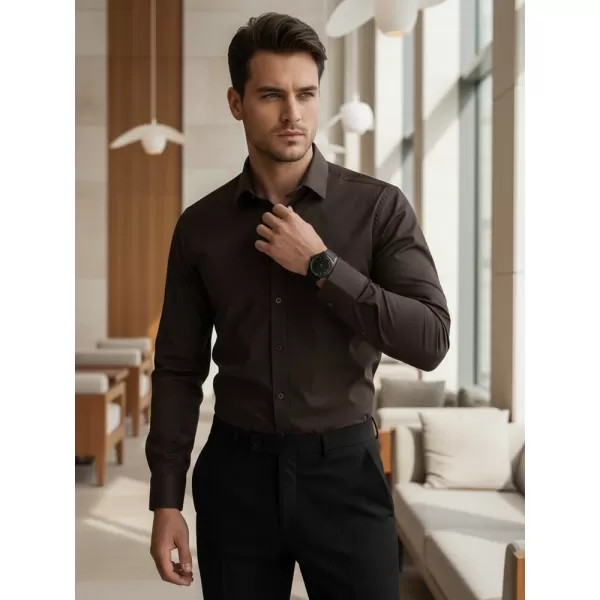  Herrenhemd DSTREET DX2685 BRAUN 