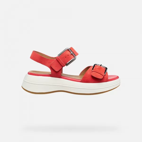  Damensandalen GEOX SPHERICA ECUB-3 S G012855 ROT 