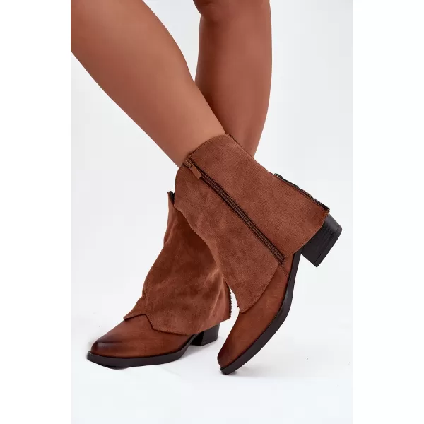  Damenschuhe mit Absatz BOTO SYLVETTE 39097 KAMEL 